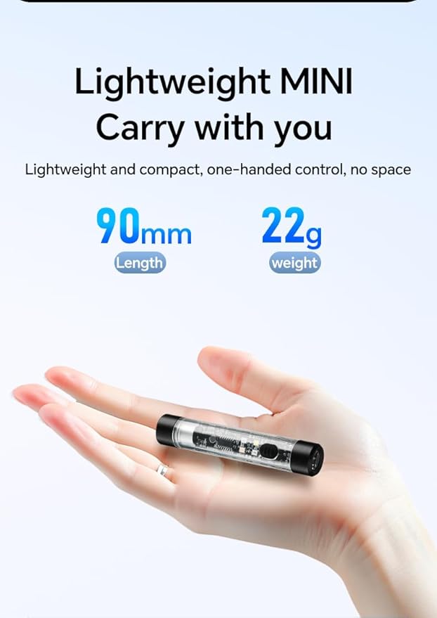 Rechargeable Flashlights Mini，Portable Emergency Mini Flashlightï¼? Modes LED Flashlight Adjustable，Suitable for Outdoor Exploration, Camping and Night Lighting.