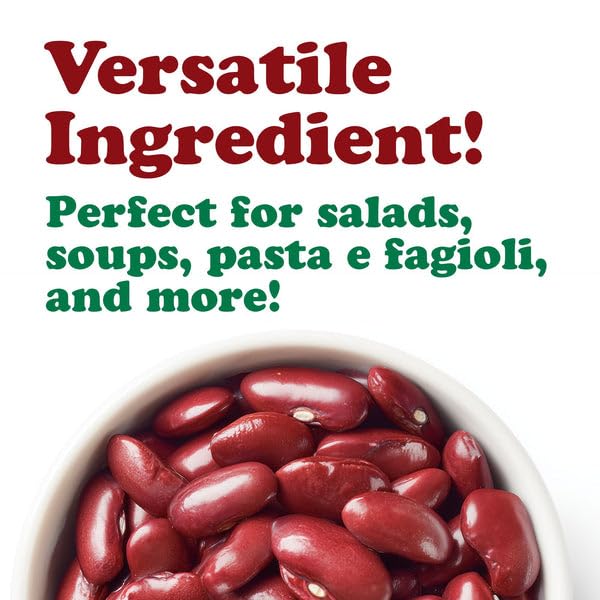 Food to Live Organic Italian Red Kidney Beans, 14 oz (Pack of 8) – Unsalted, Non-GMO, Vegan. Ready to Eat. Perfect for Salads, Soups, Pasta e Fagioli. Wholesale