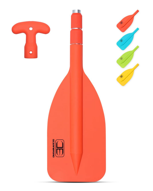 OCEANBROAD Telescoping Emergency Paddle 21''-42''（Assembling Required） Collapsible Paddles