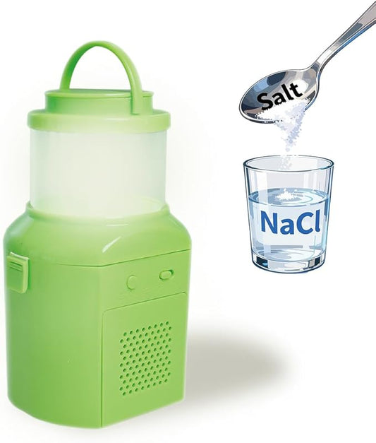 Salt and Water Camping Lamp, Outdoor Lanterns Camping Essentials, No Batteries Required Lights for Emergency Supplies, 400H Continuous Lighting, Survival Kit for Hurricane