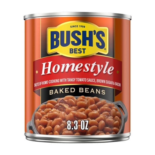 Bush's Best Baked Beans, Homestyle, & Country Style,8.3 Oz Each (Variety Pack)