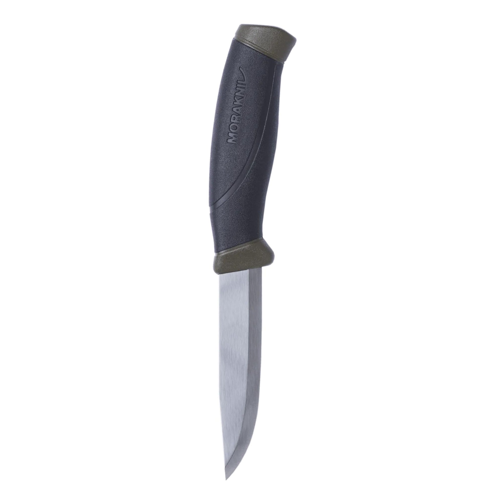 Morakniv Companion Fixed Blade Outdoor Knife with Stainless Steel Blade, 4.1-Inch, Military Green