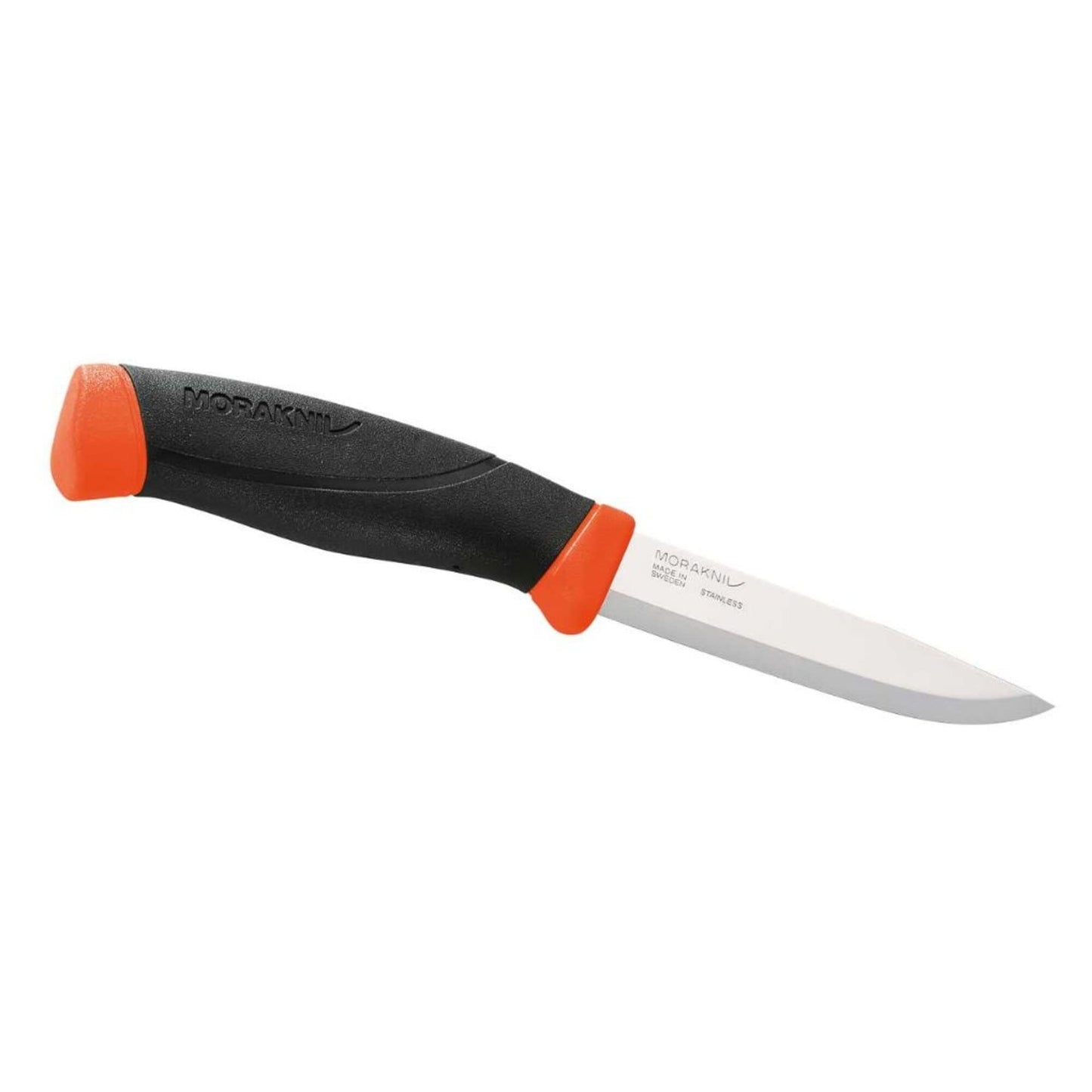 Morakniv Companion Fixed Blade Outdoor Knife with Stainless Steel Blade, 4.1-Inch, Orange (M-11824)