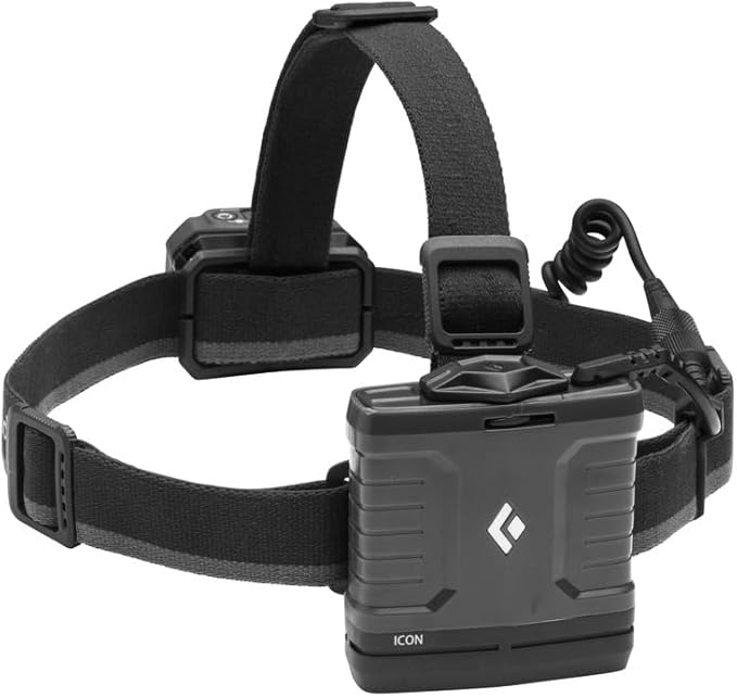 BLACK DIAMOND Icon 700 Lumen LED Headlamp IP67 Waterproof and Dimmable for Camping, Hiking, Mountain Biking, Hunting, Industrial Work with Red Light, Blue Light, and Green Light Night-Vision Modes