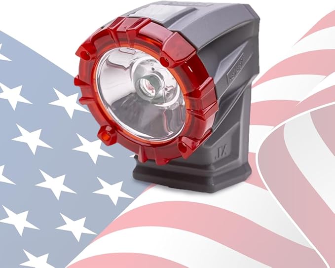 Koehler LI-8000-XL LED Cap Lamp ??MSHA Certified, 185 Lumens, Water & Drop Proof, Advanced LED Technology, Made in USA ??Ultimate Brightness & Safety for Mining