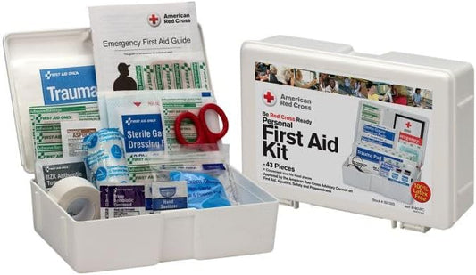 Officially Licensed Product, Personal First Aid Kit, 43 Piece Emergency Medical Supplies to Clean and Treat Minor Injuries