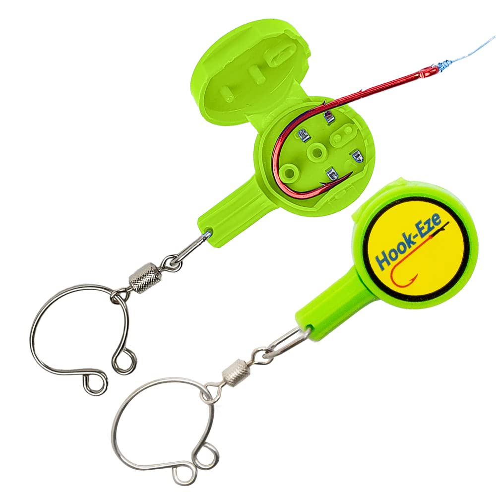 2023 Updated Design Hook Eze Fishing Gear Knot Tying Tool | Pack of 2 | Protect from Fish Hooks |