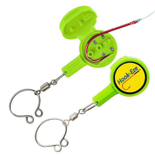 2023 Updated Design Hook Eze Fishing Gear Knot Tying Tool | Pack of 2 | Protect from Fish Hooks |