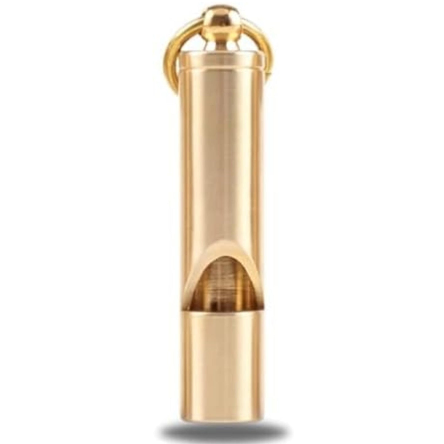 Loudest Brass Whistle — The Original 2-Inch Premium Emergency Whistle 125db+ One Piece Outdoor