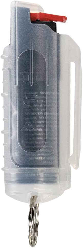 Police Magnum Keychain Pepper Spray Self Defense Belt Clip Holder - 1 Pack Tactical Maximum