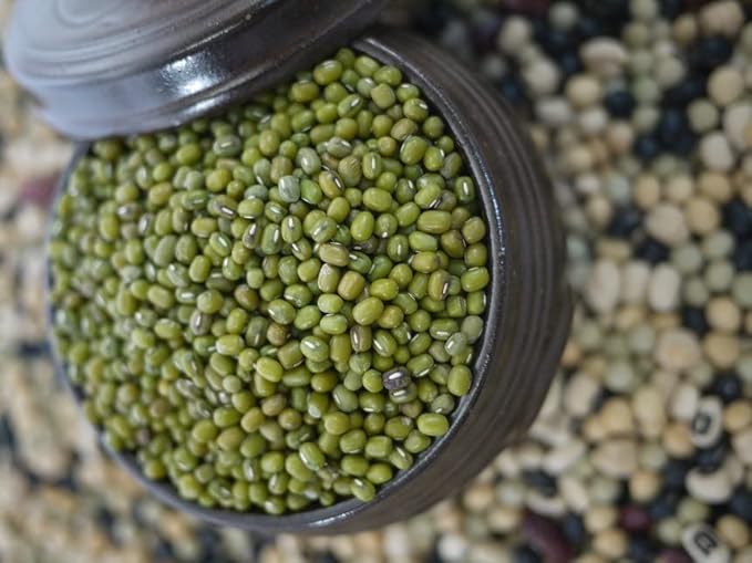 McCabe Organic Whole Mung Bean - Mung Beans Organic | Rich with Fiber & Minerals | USDA and CCOF Certified | Packed in USA | 2lbs (Pack of 2)
