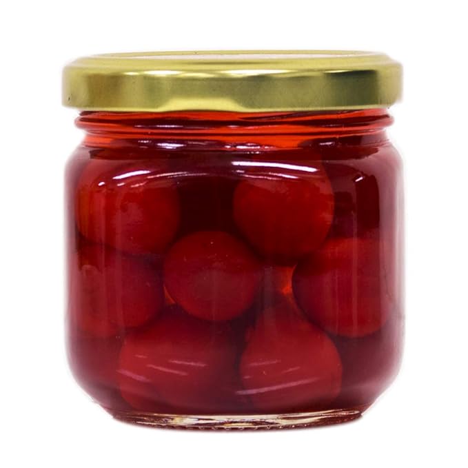 MW Polar Maraschino Cherries 7 ounce (12 Pack) (Red without Stem)