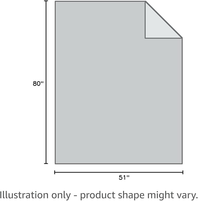 SE 51"x 80" Multipurpose Gray Wool Blanket - 50% Wool, Lightweight 2 lb, Zippered Bag Included - Ideal for Camping, Hiking, Emergency Survival