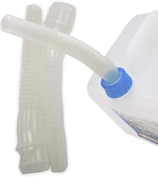 WaterStorageCube Funnel Spout 2-Pack Accessory for Collapsible Water Container Cubes, Jugs & Carriers with Spigot, Great for Camping, Outdoor, Hiking, Backpack & Home Use