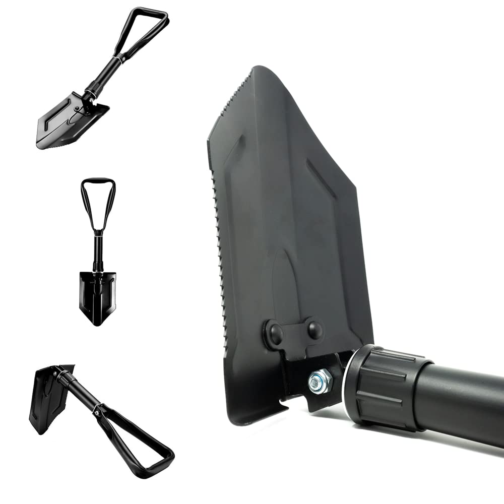 iChewie Folding Emergency Shovel | 22.64 in, Black