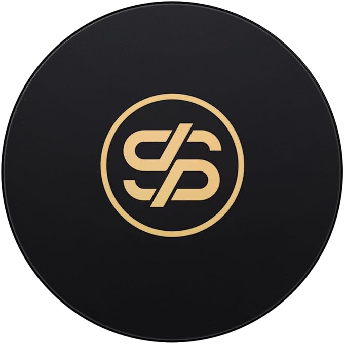 SLOWPLAY Godel Ceramic Poker Chips in Bulk, Casino Grade Ceramic 10-Gram Poker Chip for Texas Hold'em, 39mm Professional Chips Pack of 50 (Black)