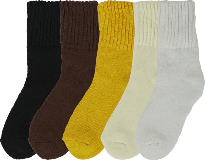 BomKinta Boot Socks for Women Winter Solid Thick Warm Socks Cozy Crew Socks Christmas Gift