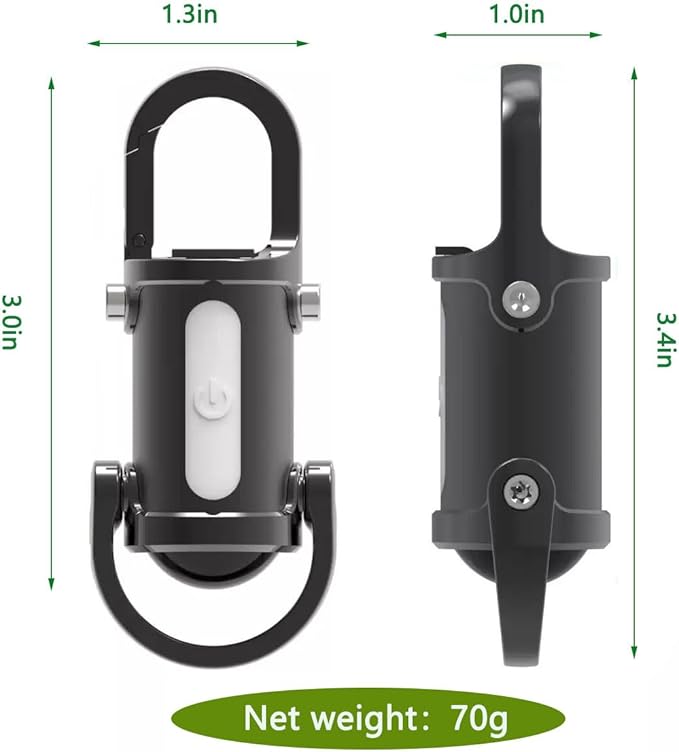 Keychain Flashlight 2025 New Lumilink Mini Flashlight Rechargeable, Extremely Bright, with Mobile Power Function High Gloss Waterproof Portable Flashlight Keychain (Black)