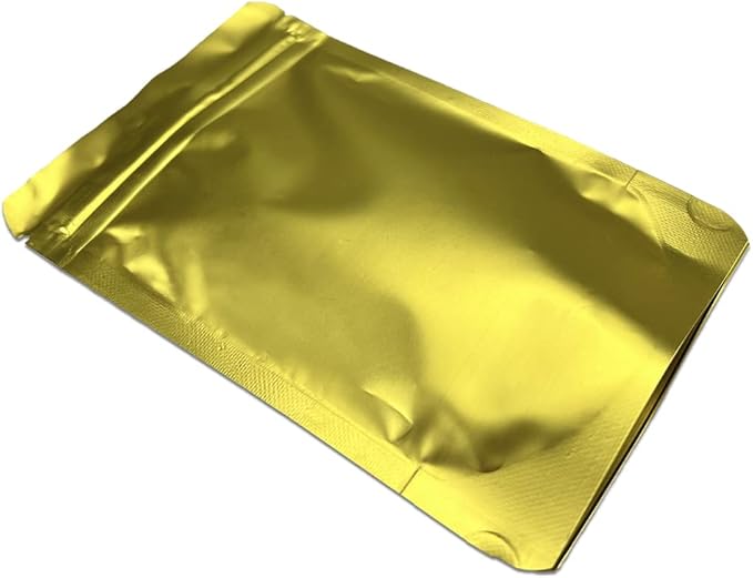PABCK 50 Pieces 3.35x5.1 inch (Inside Size 2.95x3.15 inch) Stand-Up Resealable Heat Seal Bags