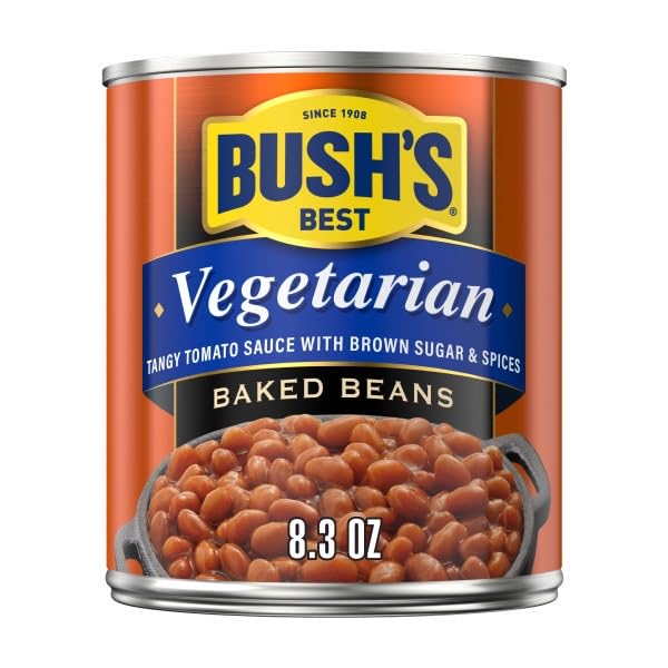 Bush's Best Baked Beans, Vegetarian, & Country Style, 8.3 Oz Each (Variety Pack)