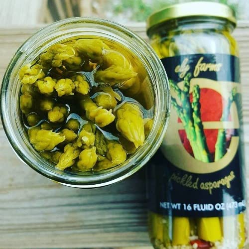 Ely Farms Pickled Asparagus - Unique and Irresistible Taste - Crunch Spears with a Garlic and Dill Flavor - Made with a Family Recipe
