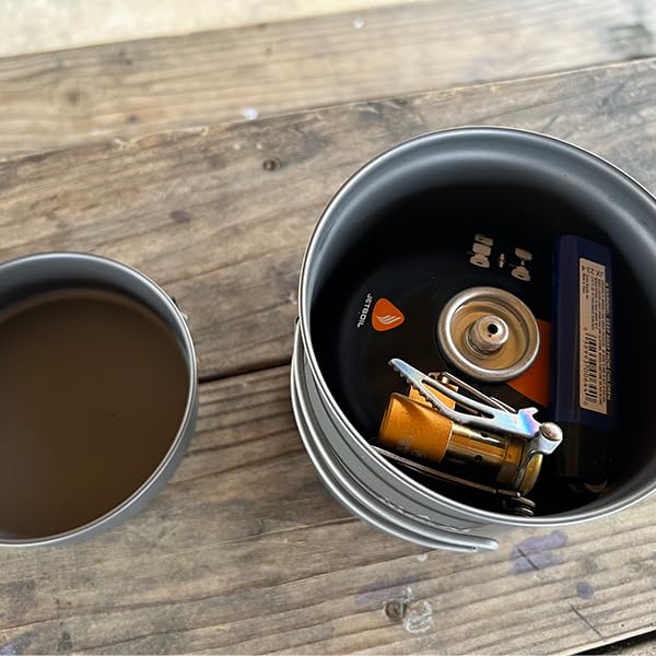 Maxi Titanium Pot 1100ml with Frying Pan Lid – Lightweight Outdoor Camping Cooking Set