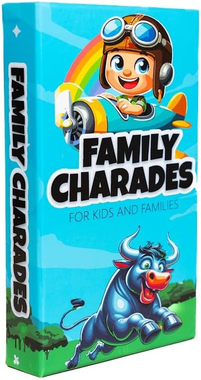 Family Charades - for Kids & Families | 4+ Players | Family Bonding Game | Stocking Stuffers | Ages 4+ |