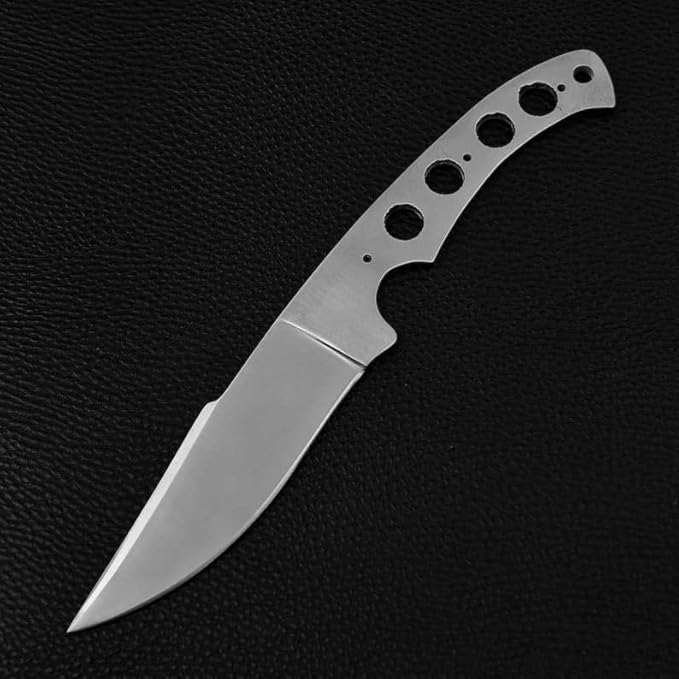 Zaby Knives-7284 Custom Handmade D2 Steel Hunting Knife Blank Blade, 9'' Skinning Knife Blank Blade For knife making, Gray (7284 Blank blade)