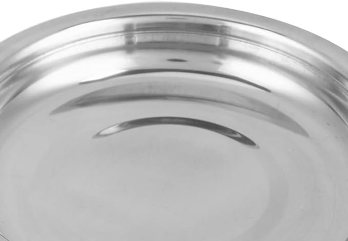 Stainless Steel Camping Cookware Set with Pot, Pan, Plates and Cups, Portable Folding Outdoor Cooking Kit for Picnic, BBQ and Travel
