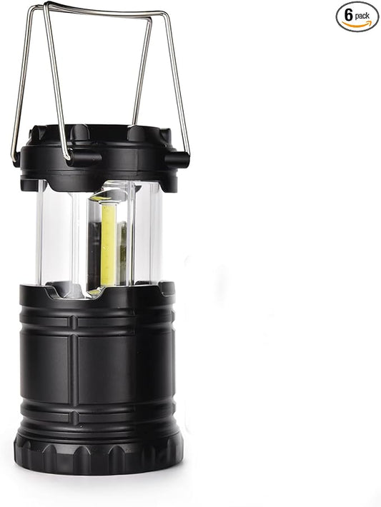 Lantern Collapsible Camping Light, Battery Operated Lanterns LED Super Bright for Power Outages Indoor Emergency Outdoor Camping Hiking Kit (COB-1)