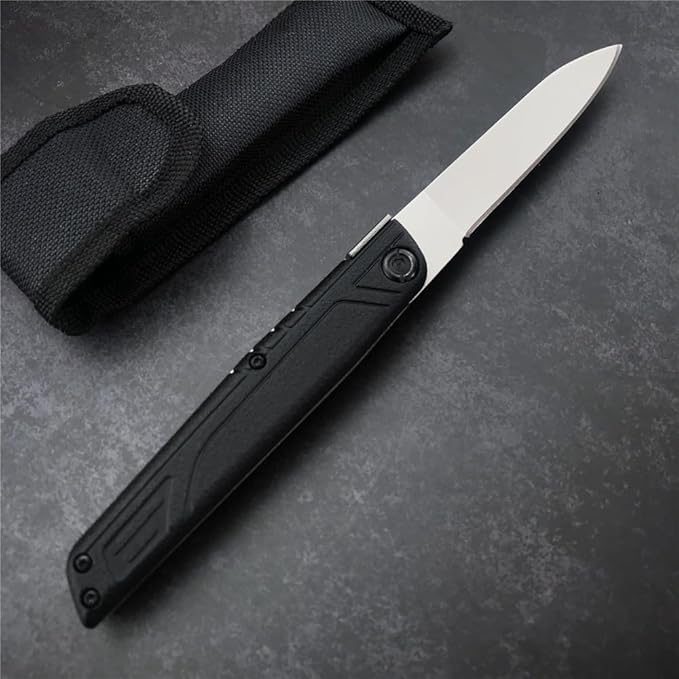 7.8" Folding Knife 440C Stainless Steel Blade ABS Handle Pocket Knife Outdoor Portable Knives Camping EDC Hiking Fishing Tools