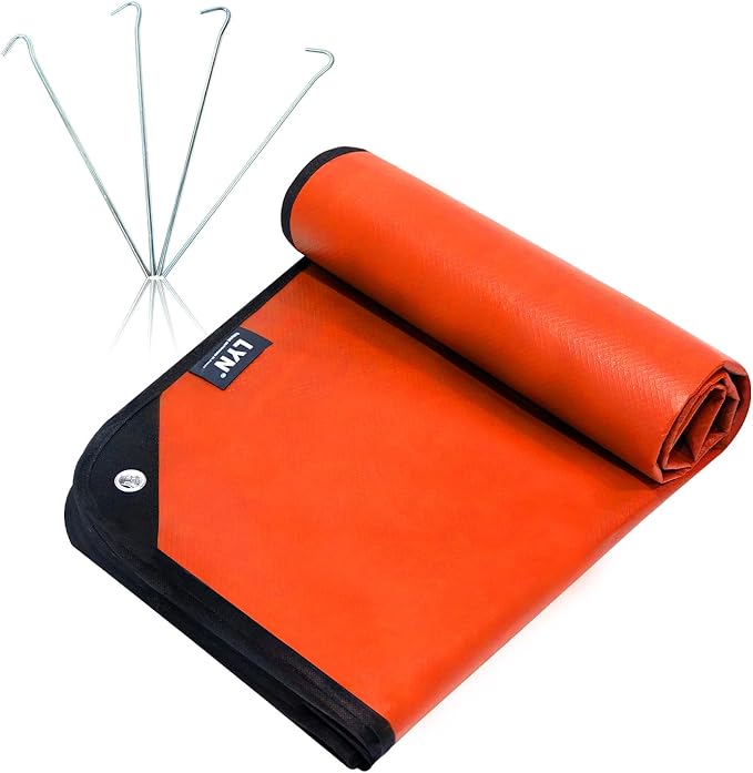 LYN Heavy Duty Emergency Blanket Survival Gear Waterproof Insulated Blanket Emergency Tarp for Camping, Hiking, Bushcraft