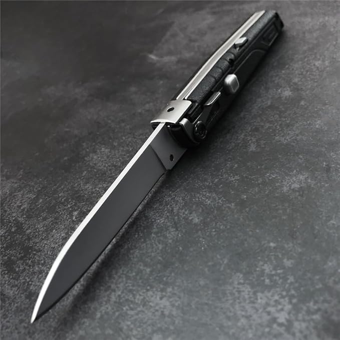 7.8" Folding Knife 440C Stainless Steel Blade ABS Handle Pocket Knife Outdoor Portable Knives Camping EDC Hiking Fishing Tools