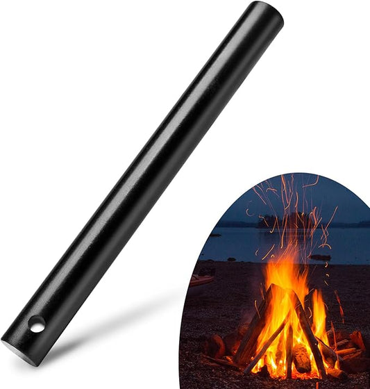 1 Pack Ferrocerium Rod Fire Steel,1/2x5 Inch Ferro Rod Fire Starter,Camping Fire Starter Survival,Flint Stick for Paracord Bracelet keychain lanyard Camping Hiking DIY Outdoor Emergency Kit
