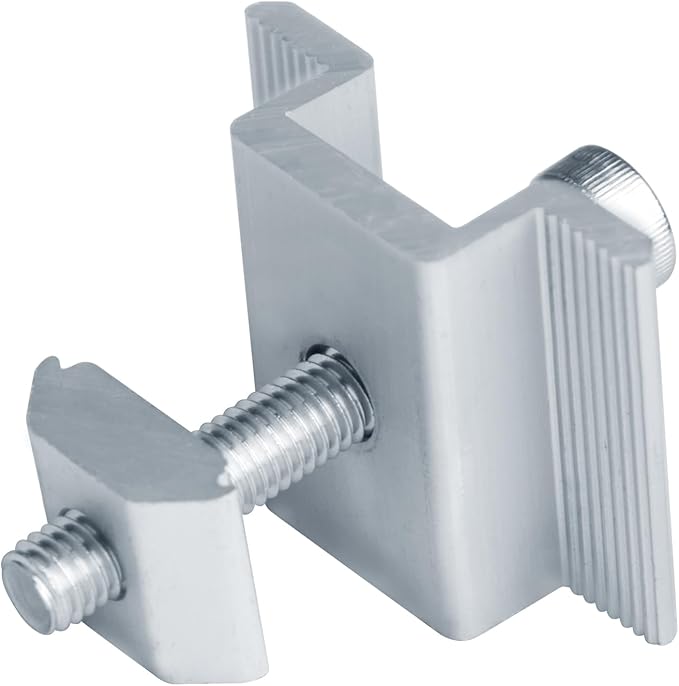 12 Pack Solar Panel Mid Clamps, PV Panel Bracket, Aluminum Support Mounting Kit for 5/8" - 1-7/8" Thick Solar Panel Frame