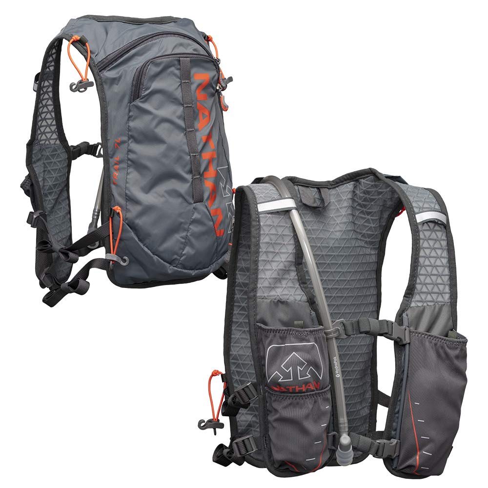 Nathan TrailMix 7L Running Vest for Men & Women, Hydration Vest w/ 2L Bladder Hydration Pack, Water