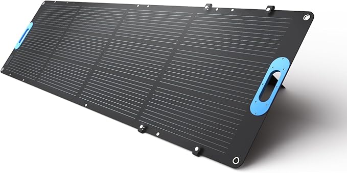 200W Portable Solar Panel, Foldable Backpacking Solar Charger with 23% High Efficiency, USB-C & Dual USB Ports, IP67 Waterproof, Lightweight & Durable for Camping,RV, Power Stations, Phones, Laptops