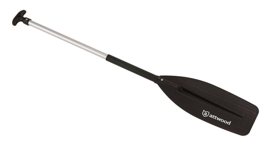 Attwood 4-Foot Aluminum Canoe Paddle, Heavy-Duty Marine Oar with Ergonomic Grip and Poly-Protective