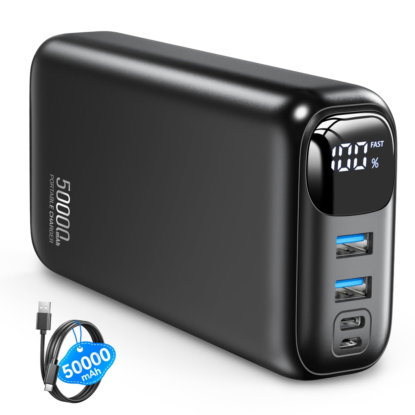 OHOVIV Portable Charger Power Bank 50000mAh,PD 22.5W Battery Pack