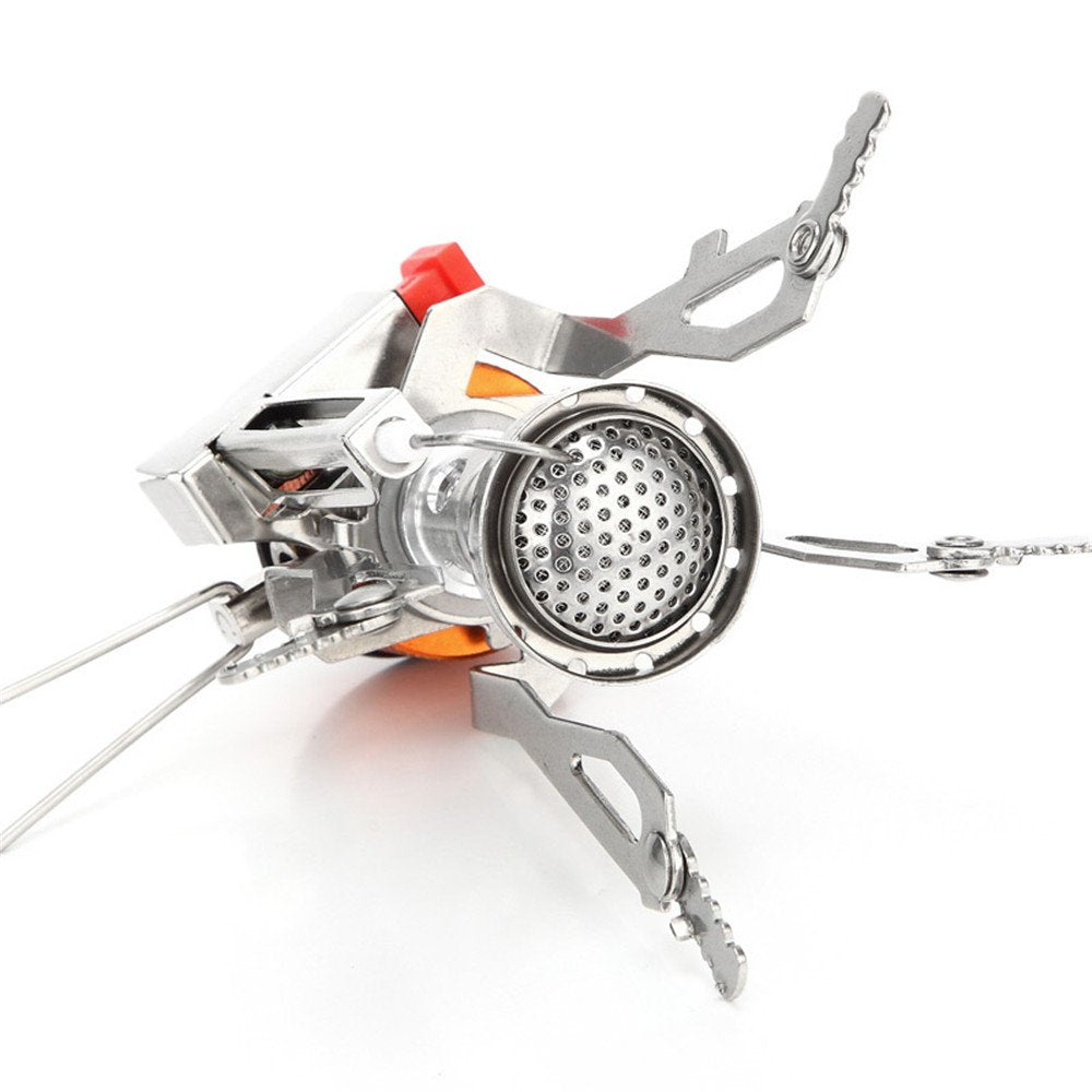 AOTU Portable Camping Stoves Backpacking Stove with Piezo Ignition Stable Support Wind-Resistance