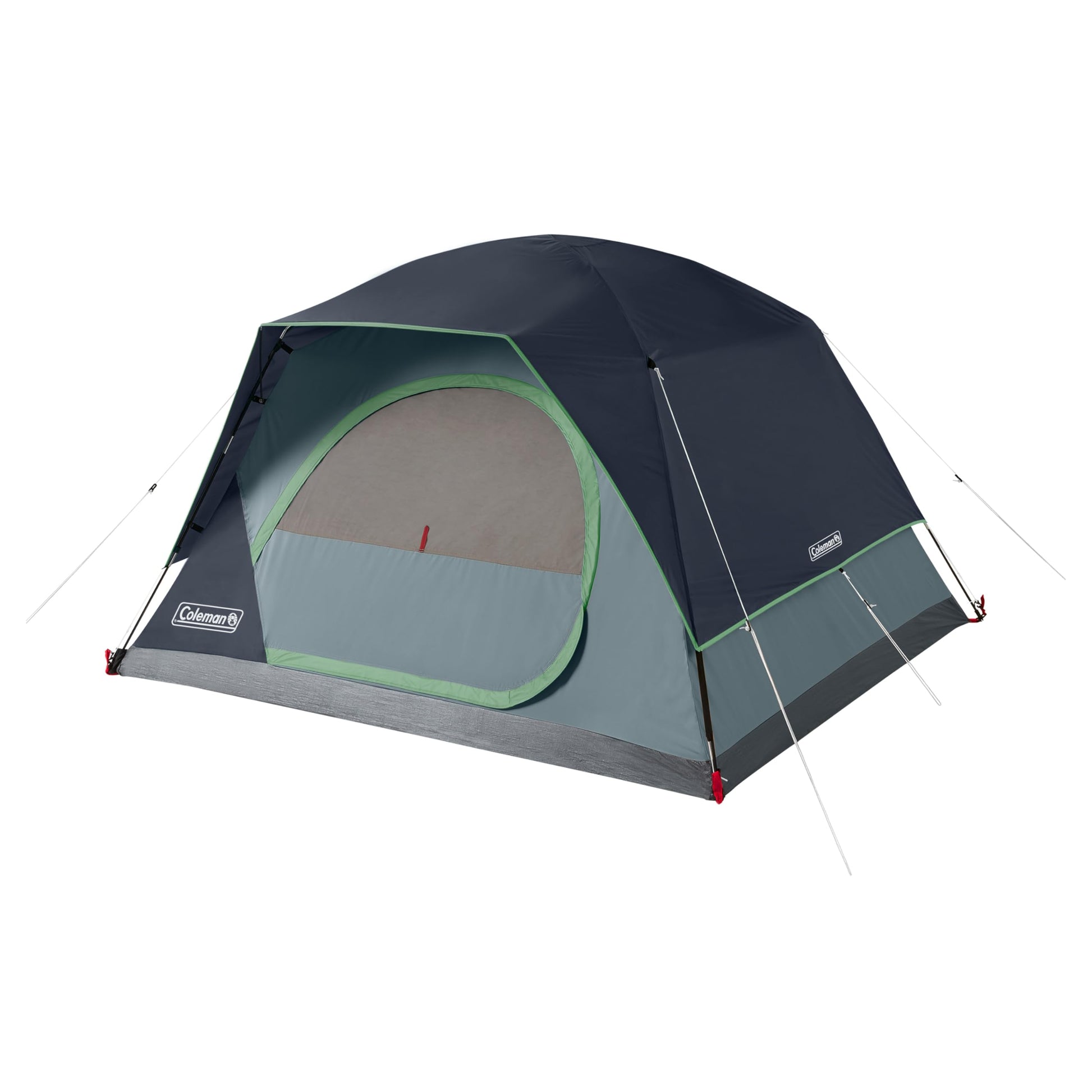 Coleman Skydome Camping Tent with 5 Minute Setup, 2/4/6/8 Person Weatherproof Tent with Rainfly &