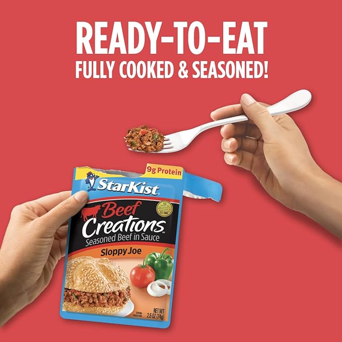 StarKist Beef Creations Sloppy Joe, 2.6 oz pouch