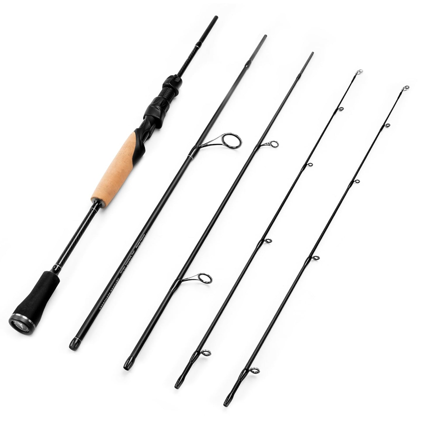 KastKing Spartacus Passage Travel Spinning Rods, Extra Twin-Tip, 7'6", MH