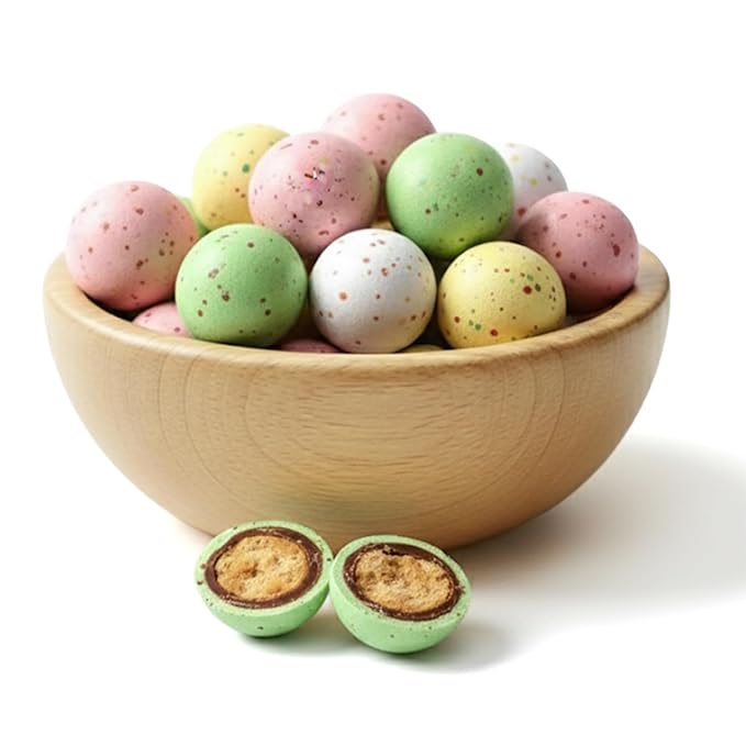 NY Spice Shop Speckled Chocolate Malt Balls Party Decorations - 1 Pound Malted Milk Balls Candy Birthday Gifts - Chocolate Malted Milk Ball - Dark Chocolate Malt Ball Holiday Snacks