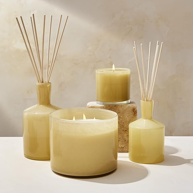 LAFCO New York Classic Candle, Chamomile Lavender - 6.5 oz - 50-Hour Burn Time - Reusable, Hand