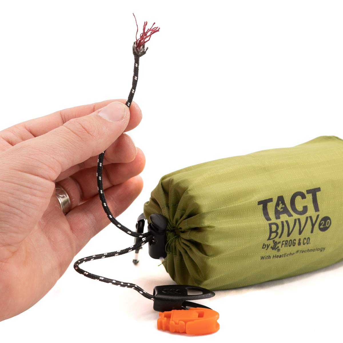 Tact Bivvy® 2.0 HeatEcho® Emergency Sleeping Bag, Compact Ultra Lightweight, Waterproof, Thermal