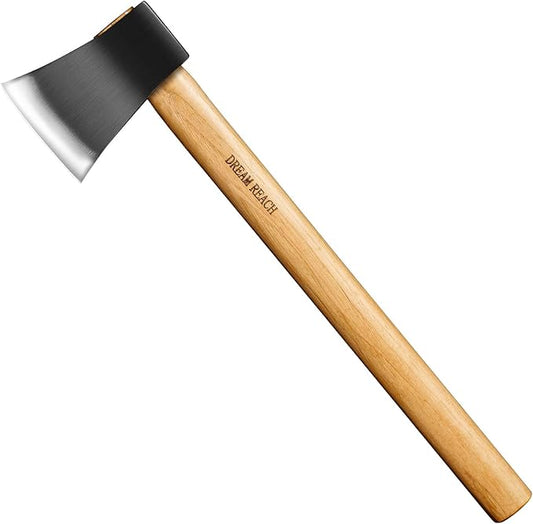 Dream Reach 20.5" Dual-Handed Throwing Axe, Professional Throwing Axes with Wooden Handle, Throwing Hatchet for Adults, Axe Throwing Game