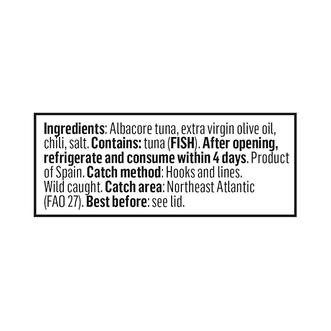 Sea Tales Albacore Fillets in Extra Virgin Olive Oil with Chili in Jar - 100% Pole & Line Wild Sustainably Caught - High Protein Food - Keto Friendly - 7 oz. Jars (Pack of 6)