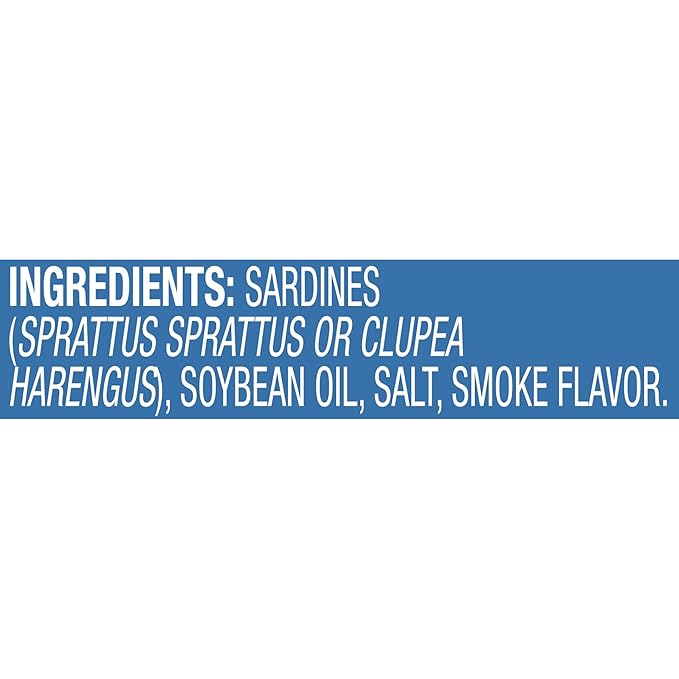 Chicken of the Sea Lightly Smoked Sardines in Oil, 3.75 Ounce Cans (Pack of 18), Wild Caught Canned Sardines