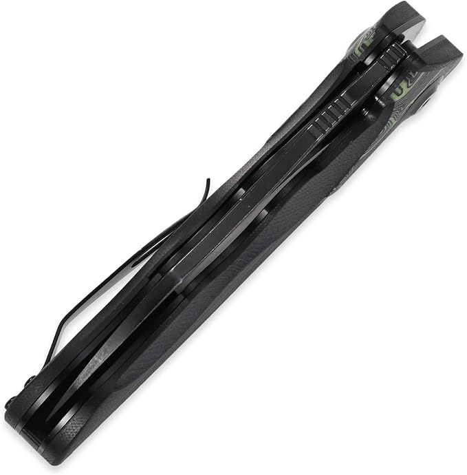 Sitivien ST154 Folding Knife, Sandvik 14C28N Steel Blade with G10 Handle,Chinese Zodiac Series EDC Tool Knifes for Camping Hunting Survival Hiking(Green)